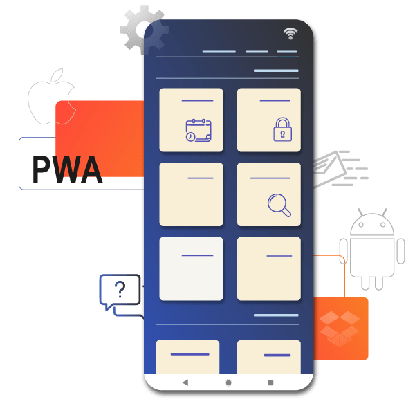 PWA در سیستم ساز